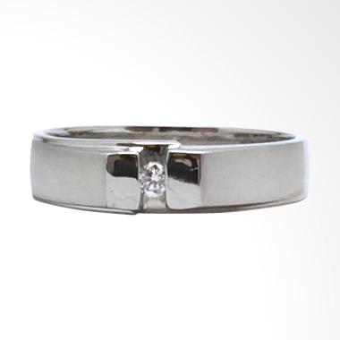 Pentacles FC01537 Wedding Ring White Gold with Diamond