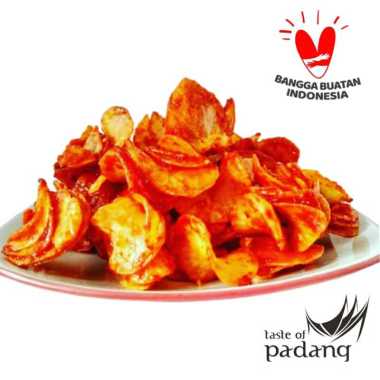 Keripik Singkong Padang / Kripik Singkong Balado Pedas / Keripik Singkong Lengket Pedes Manis