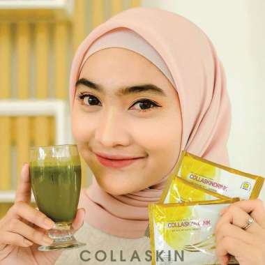Pemutih Muka Herbal / Minuman Collagen Halal / Pencerah Wajah Kusam - Collaskin Drink