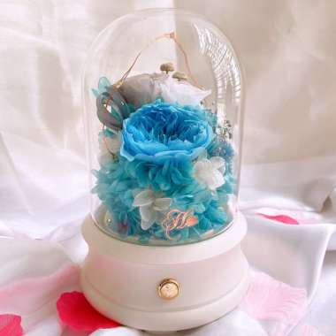 Celestial Speaker - Preserved Flowers 5 years Her Rose - blue