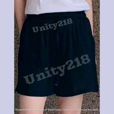 Celana kulot santai / Celana pendek kulot wanita / Celana pendek Black