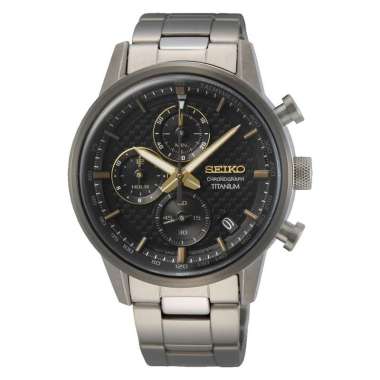 Seiko Discover More SSB-391P1 Titanium Chronograph Jam Tangan Pria