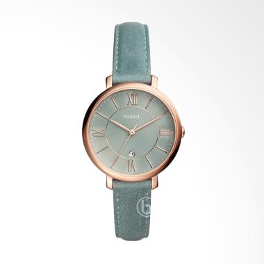 Fossil Jacqueline ES4273 Leather Quartz Jam Tangan Wanita - Rose Gold