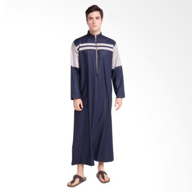 Allev Mubin Thobe Baju Muslim Pria - Navy