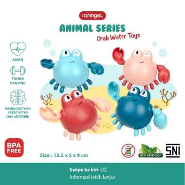 IQANGEL CRAB WATER TOYS Mainan Air bayi Kepting Berenang - Mainan Mandi Bayi - Mainan Kolam Renang A