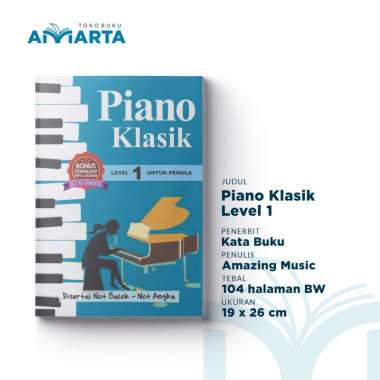 Buku Piano Klasik Level 1