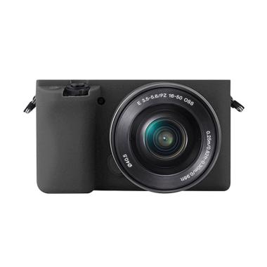 Godric Silicone Sony Alpha A6000 A6 ... Kamera Mirrorless - Hitam