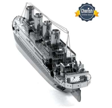 Puzzle 3D Metal Kapal TITANIC | Miniatur Replika Kapal Laut MB-017