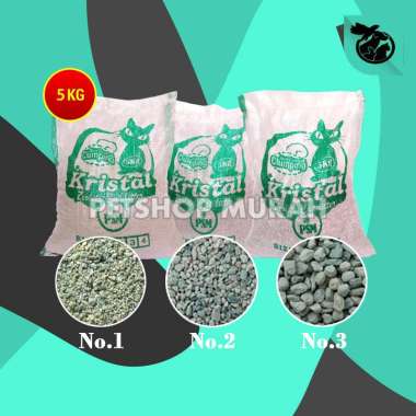 Pasir Kucing Hamster Zeolit zeolite 5 KG NO.1 HALUS