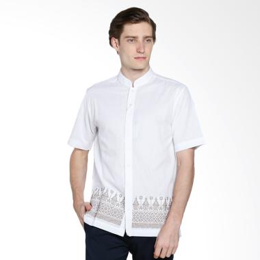 INTRESSE Felicia Short Baju Koko Pria - White