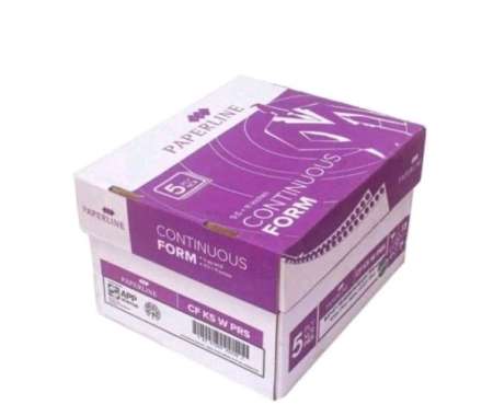 Continuous Form Paperline 9.5 x 11 Ukuran 5 Ply Ukuran A4  Bagi 2