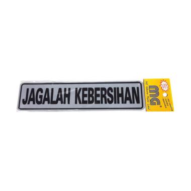 MG Jagalah Kebersihan Sticker Silver