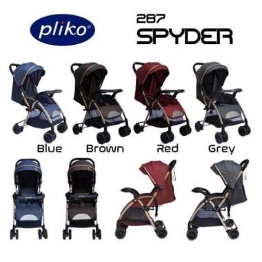 Stroler Pliko 287 Spyder/Stroller Bayi Murah/Kereta Dorongan Bayi