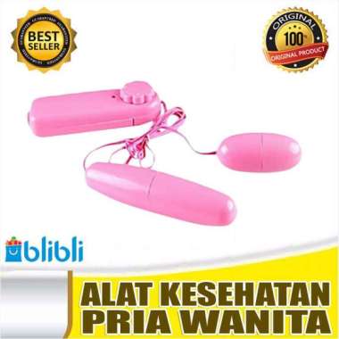GARANSI 100% ORIGINAL [ ALAT KESEHATAN PRIA WANITA ] DOUBLE CAPSULE VIBRATOR | JUAL DILDO | SEX TOYS