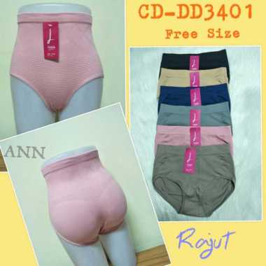LYDYLY CELANA DALAM WANITA RAJUT DD 3401 CD FREE SIZE FIT TO XL