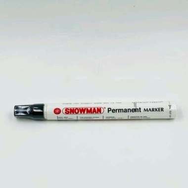 Spidol Permanent Snowman G 12 Hitam