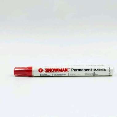 Spidol Permanent Snowman G 12 Merah