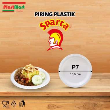 Piring Plastik Sparta Uk. P7