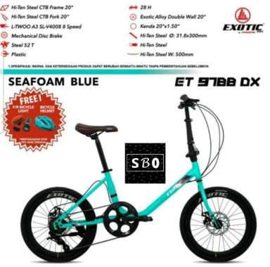 Sepeda Minivelo Minion 20 Inch Exotic 9788