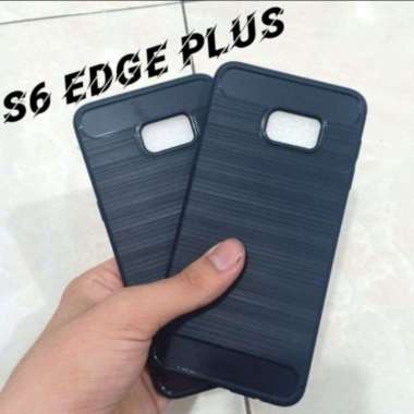 Softcase S6 Edge Plus J2 Pro A3 2017 Samsung Silikon Slimfit Carbon Fiber Case Casing Shockproof