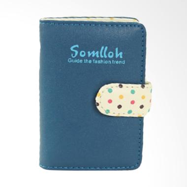 Homestuff Korean Wallet Card Dompet Kartu - Navy