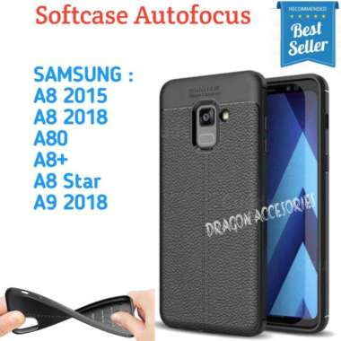 Autofocus A8+ A80 A90 A8 Star 2015 A9 2018 Samsung Softcase Silikon Case Kulit Shockproof Casing A9