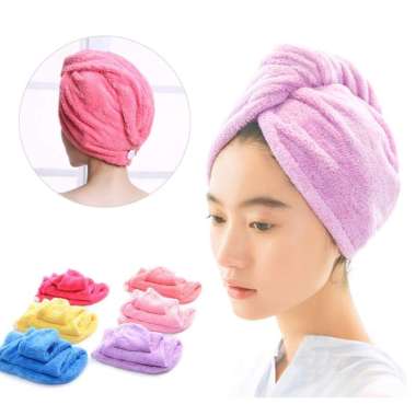 MAGIC Towel Handuk Kepala Pengering Rambut Keramas Cepat Kering Serap