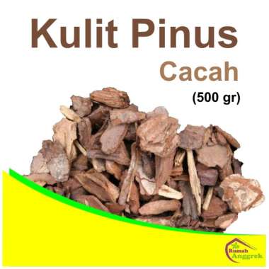 Media Kulit Pinus Cacah 500 gram kayu potong pohon cemara anggrek