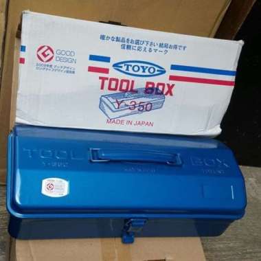 TOYO Y-350 Tool Box Besi 1 susun made japan / kotak biru