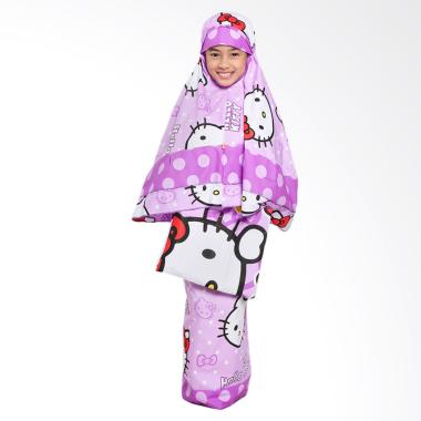 Zahra Kids Hello Kitty Mukena Anak - Ungu