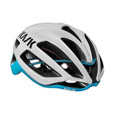 Kask Protone Road Helmet Helm Sepeda - White Blue