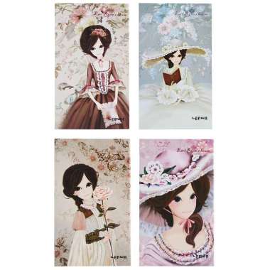 Buku Tulis / Notebook Ring Dimension model lipat Buku Catatan Harian princess