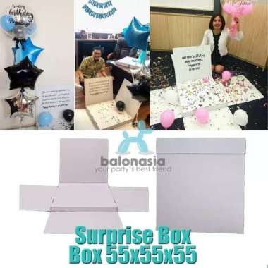 Balonasia Box Balon / Surprise Box Box saja
