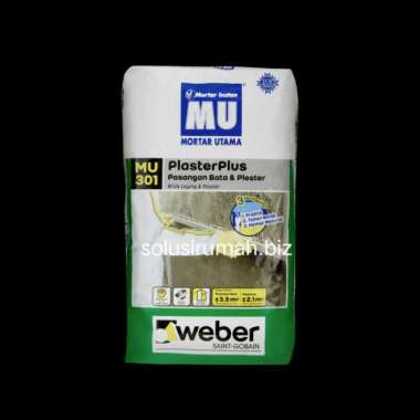 mortar mu 1kg 1 kg ecer perekat bata ringan merah plester mu 301 mu301