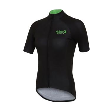 Stolen Goat Womens Bodyline Core Short Sleeve Jersey Pakaian Sepeda Wanita - Black