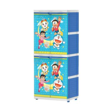 Naiba MSC Doraemon Printing Lemari Pakaian Anak