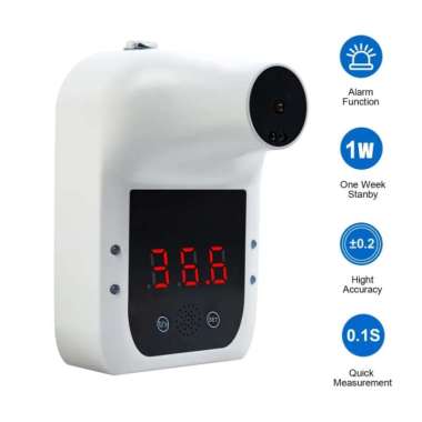 Wall Termometer Counter Dinding Pengukur Suhu Badan Tempel GP100 TERMOMETER