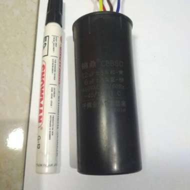 kapasitor mesin cuci 12uf/6uf