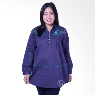 Mama Hamil BLJ 426 Kelly Kerja Baju Hamil Muslim - Biru