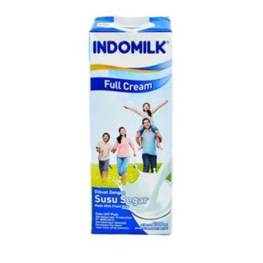 Promo Harga Indomilk Susu UHT Full Cream Plain 950 ml - Blibli