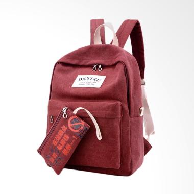 MartinVersa TRW18 Fashion Import Tas Ransel Unisex - Merah