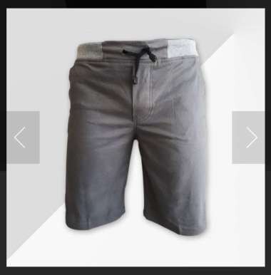 CELANA PRIA CHINOS PENDEK - CELANA CHINOS PRIA -CELANA KEKINIAN- CELANA TERLARIS 28 GRAY