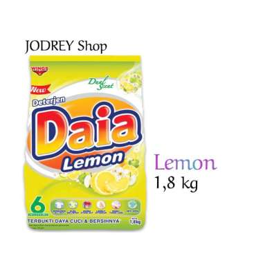 Promo Harga Daia Deterjen Bubuk Ekstrak Lemon 1800 gr - Blibli