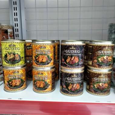 Gudeg Bagong Yu Djum Telur Ayam Suwir Kaleng Asli Jogja Jogjakarta Yogyakarta 300 gr