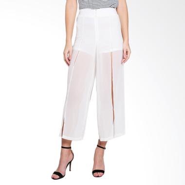 Jo & Nic Open Leg Pants Celana Wanita - White