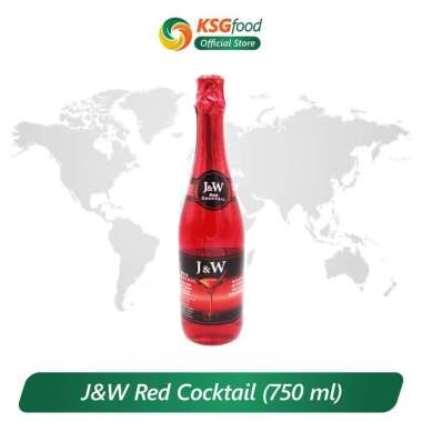 J&W RED COCKTAIL SPARKLING JUICE