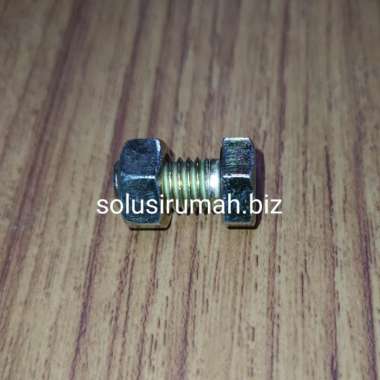 mur baut rak siku lubang baut kunci 12 m8 x 15 mur baut 15mm panjang