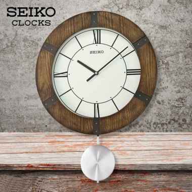 SEIKO QXC241-B Pendulum Wall Clock Jam Dinding [54 cm]