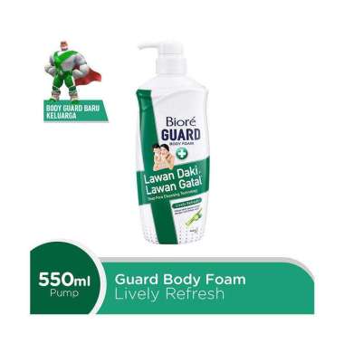 Promo Harga Biore Guard Body Foam Lively Refresh 550 ml - Blibli