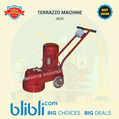 Mesin Gosok Lantai Granit Terrazzo Floor Machine 350 mm Alat Poles Lantai Marmer Granit Kilap sepert